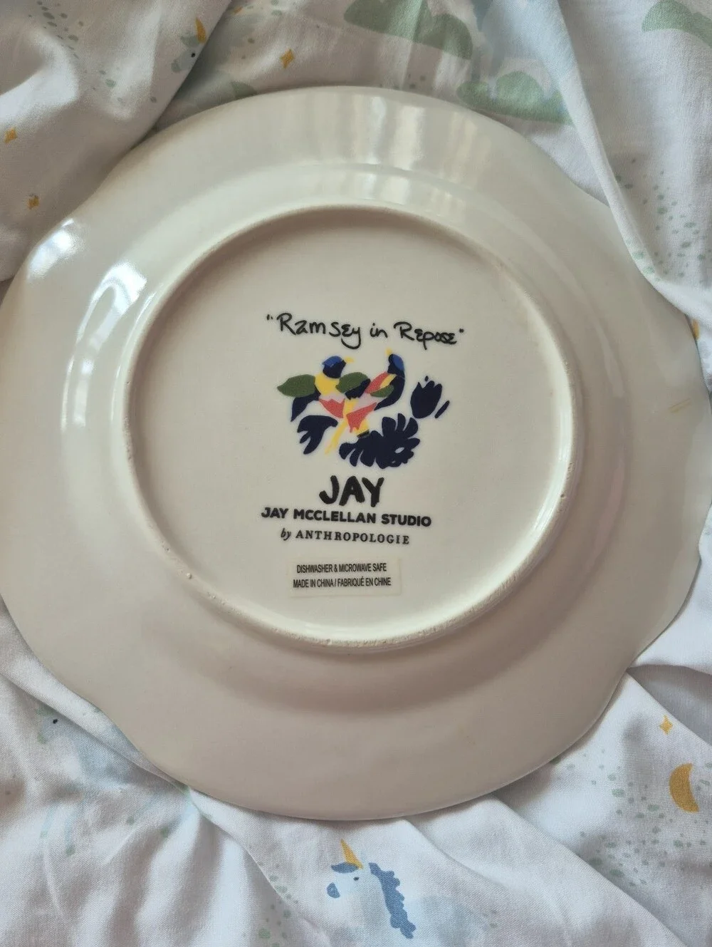 New! Anthropologie Plates Set